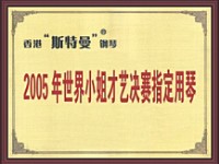 世界小姐才世决赛指定用琴